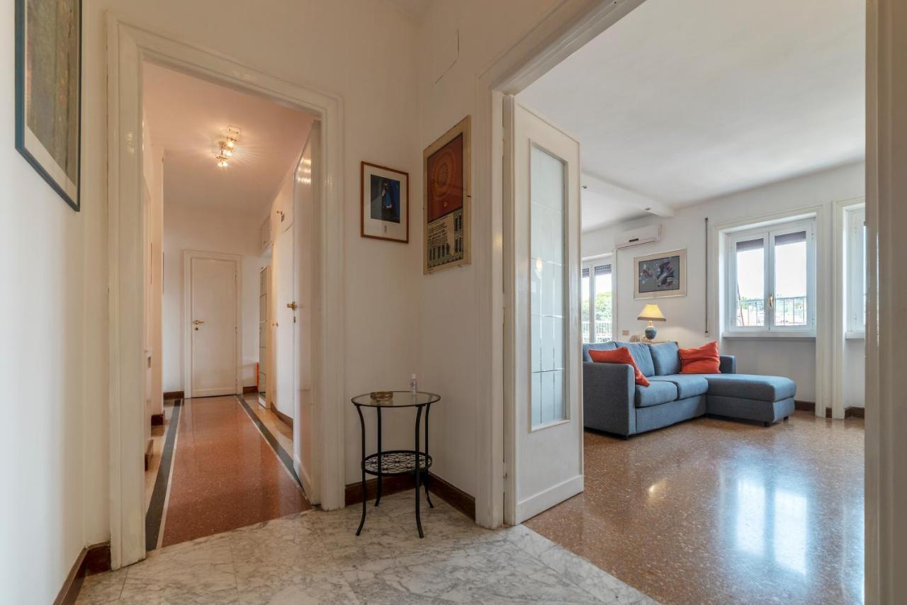 Roomy And Bright Apartment With Terrace Rzym Zewnętrze zdjęcie